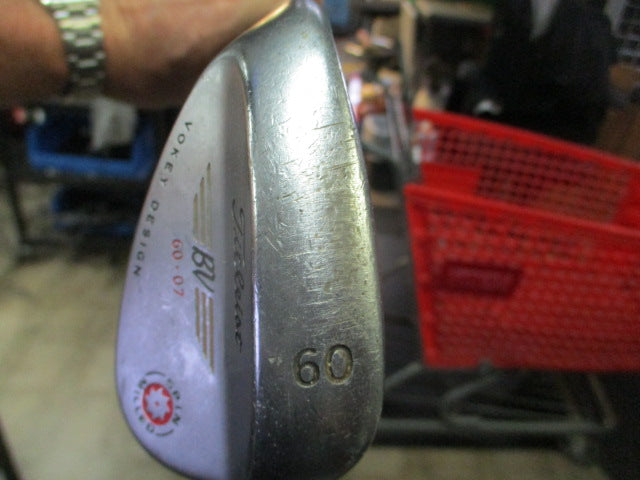 Load image into Gallery viewer, Used Titleist BV 60-07 Vokey Design Sin Milled Lefty 60 Deg Wedge

