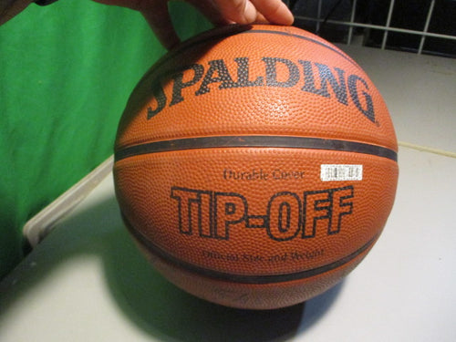 Used Spalding Tip - Off Durable Cover Official Size Basketball