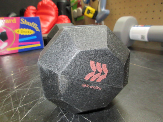 Used All In Motion 8LB Rubber Coated Dumbbell