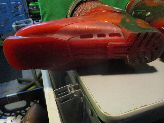 Load image into Gallery viewer, Used Salomon Falcon 10 Red Downhill Ski  Boots Size 10.5
