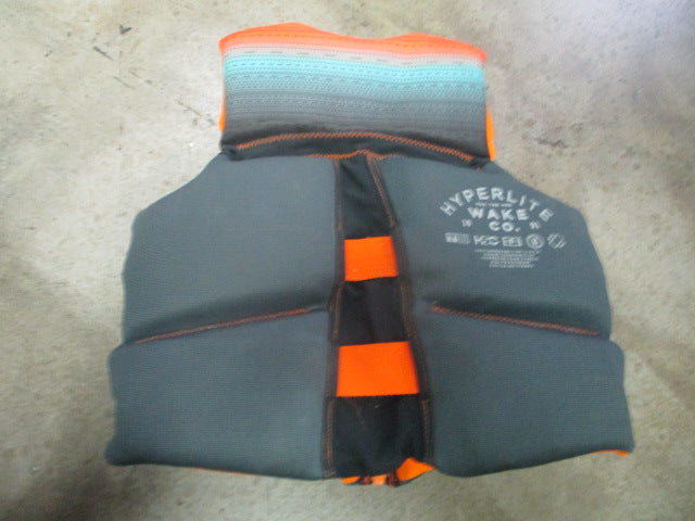 Load image into Gallery viewer, Used HyperLite Youth Neoprene Life Jacket Size 55-88lbs
