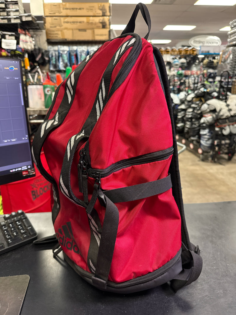 Load image into Gallery viewer, Used Adidas 3 Stripe Sport Backpack
