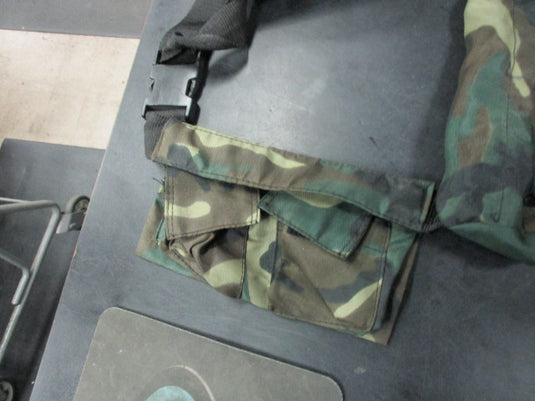 Used Camo Multi Pouch Waist Pack - Has Wear