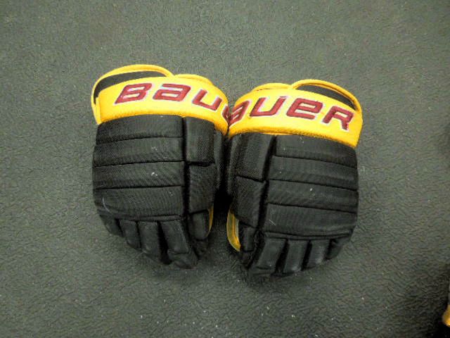 Load image into Gallery viewer, Used Bauer ProTeam 11" Hockey Gloves ASU Sundevil Branding

