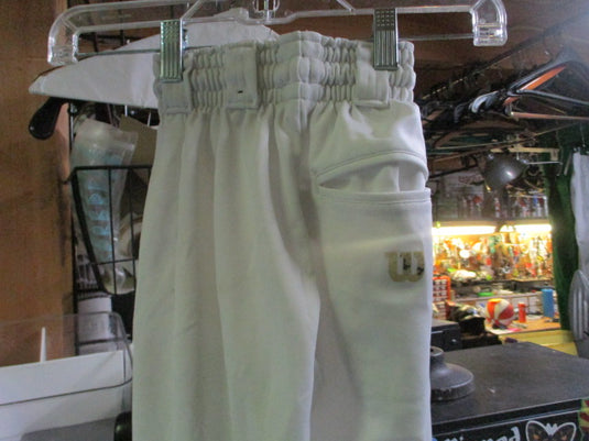 Used Wilson Elastic Bottom Baseball Pants - Size Youth Small