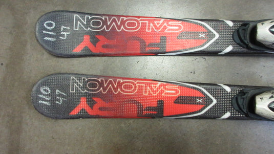 Used Salomon Fury JR 110cm Xwings V13 DB skis