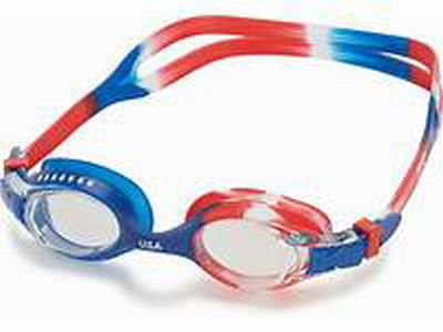 New TYR Swimple Tie-Die Swim Goggles - USA Youth