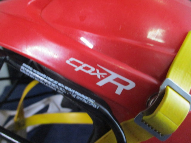 Load image into Gallery viewer, Used Cascade CPX-R Lacrosse Helmet / Chinstrap - worn chinstrap
