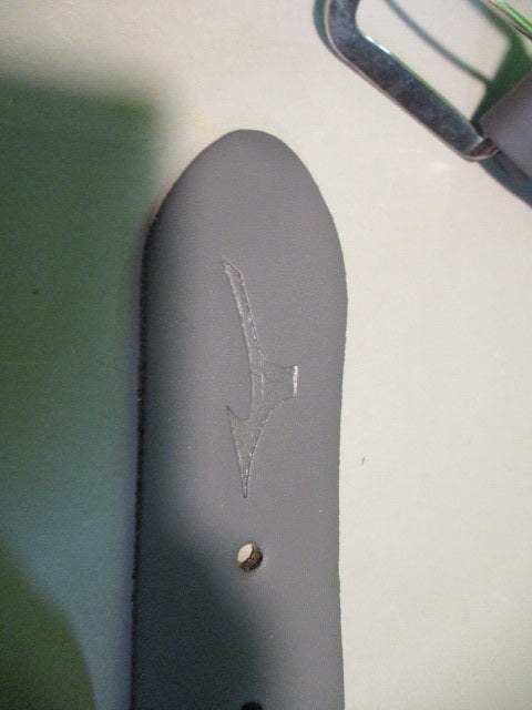 Used Mizuno Adult Gray Baseball Belt