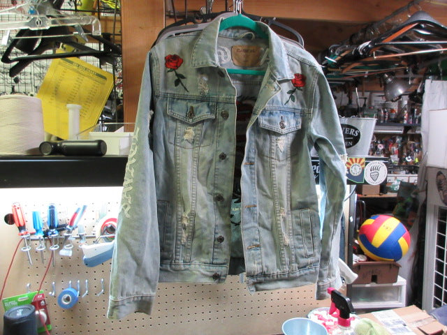 Load image into Gallery viewer, Used Carbon Denim Jacket - Adult Small
