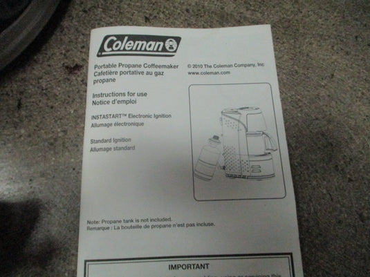 Like New Coleman QuikPot Propane Coffee Maker w/ Carry Bag