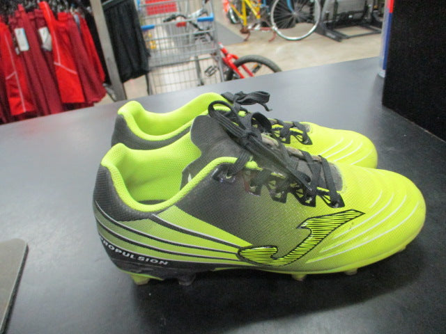 Load image into Gallery viewer, Used Joma Propulsion Jr Lights Size 2 Soccer Cleats
