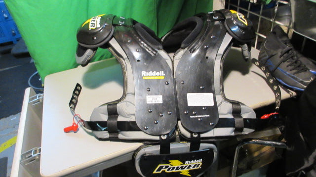 Load image into Gallery viewer, New Riddell Power Surge Youth Shoulder Pads W/ Back Plate-Size XL
