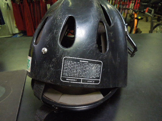 Used All Star MVP2310 Cactchers Mask with Throat Guard in Black Size 6 1/4-7