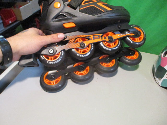 Load image into Gallery viewer, Used ZPM ABEC-7 Size 4Y - 7Y Kids Adjuable Roller Blades
