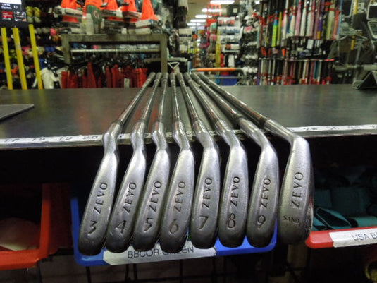 Used Zevo Comp Equipe Attack Zone Oversized Right Hand 11pc Golf Club Set