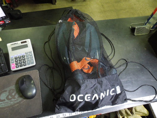 Used Oceanic Snorkel Starter Set with Carry Bag Fin Size M5-8.5