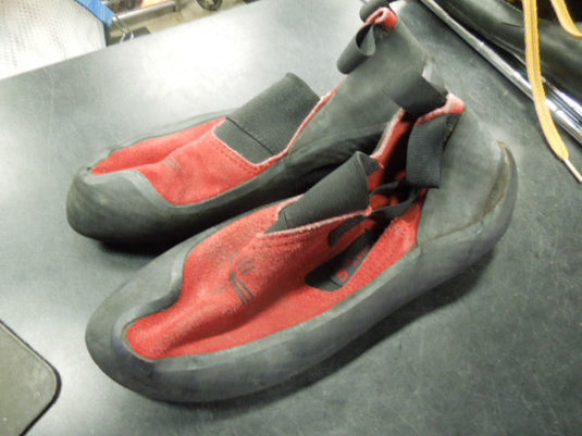 Used Adidas 5.10 Stealth C4 ASYM Red Suede Climbing Shoe Size 10