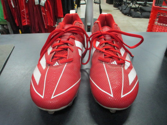 Used Adidas Adizero Red Cleats Size 9.5