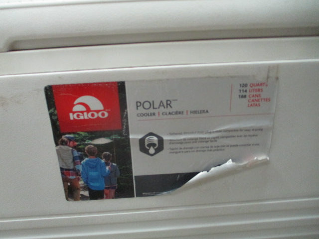 Load image into Gallery viewer, Used Igloo Polar 120qt Cooler (Missing Drain Plug)
