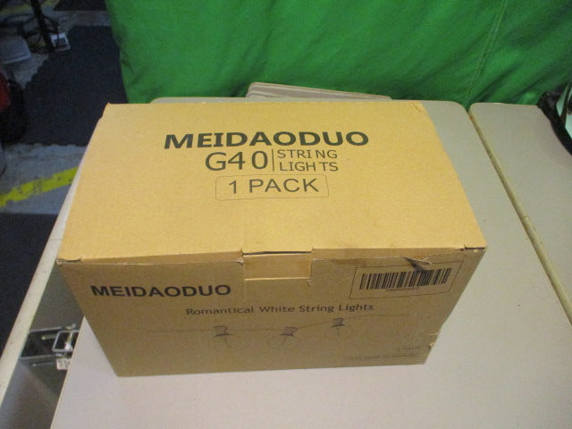 Load image into Gallery viewer, Used Meidaoduo Outdoor String Lights LED White 100FT Patio Lights String Lights
