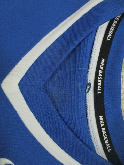 Nike Vapor Select V-Neck Baseball Jersey Royal Blue Men's Size Small