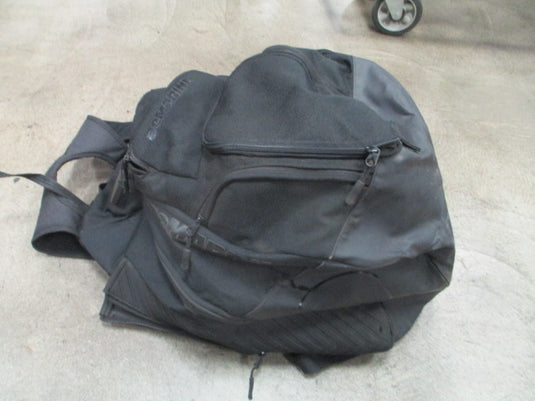 Used Demarini Black Baseball Equipment Backpack (Ripped Handle)
