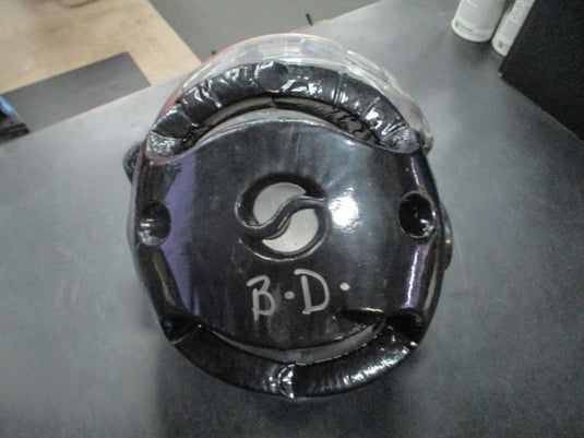 Used Champion Foam Head Gear in Black With Macho Face Shield Size Small