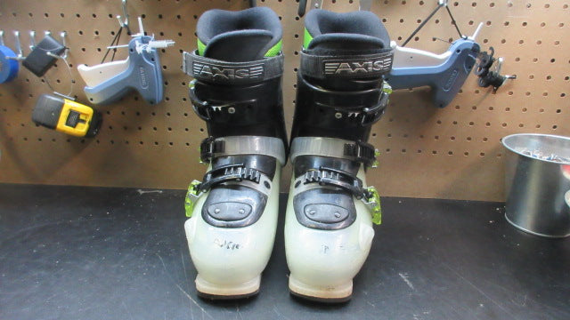Load image into Gallery viewer, Used Axis AX Green Ski Boots -  Size 25.5
