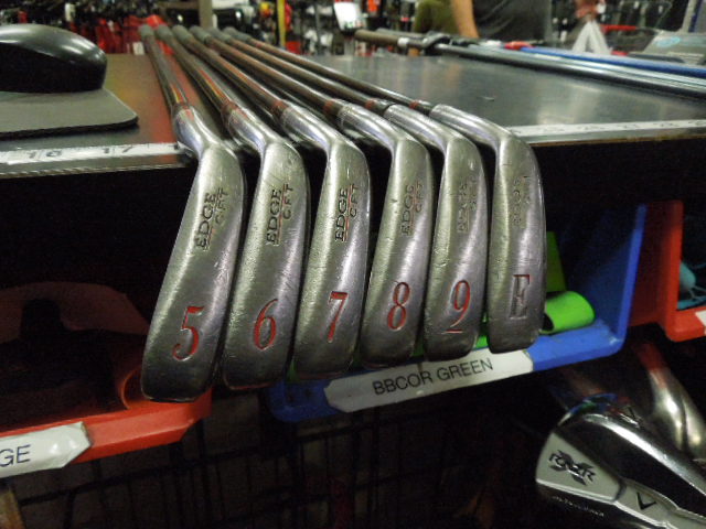 Load image into Gallery viewer, Used Vintage Ben Hogan Edge CFT 6pc Right Hand Iron Set 5-9 I and E Wedge

