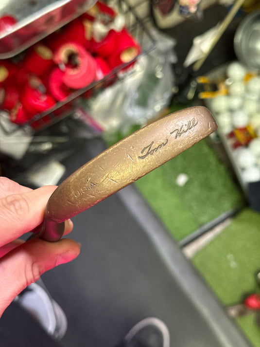 Vintage Tim Hill Brass Golf Putter