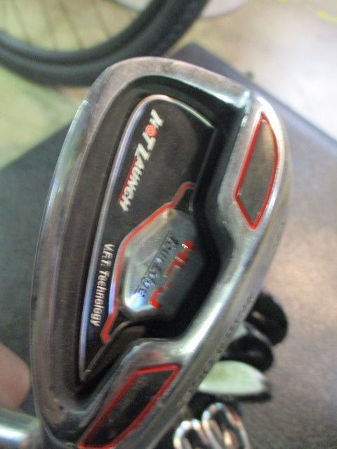 Used Tour Edge Hot Launch Junior Golf Set 7-9, PW, SW,Hybrid,Fairway,Driver-RH