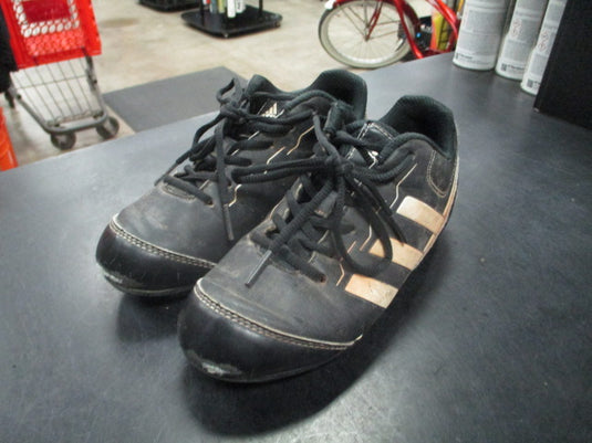 Used Adidas Three Stripe Cleats in Black Size 1