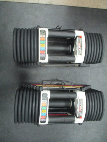 Used PowerBlock 90lb Adjustable Urethane Dumbbell Set