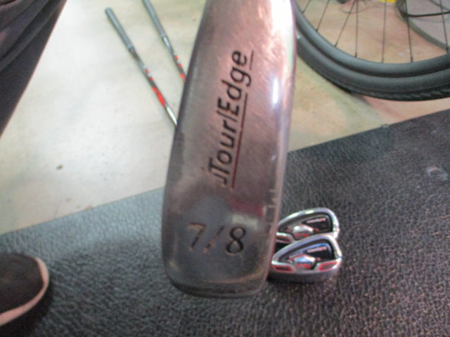 Load image into Gallery viewer, Used Tour Edge Hot Launch Junior Golf Set 7-9, PW, SW,Hybrid,Fairway,Driver-RH
