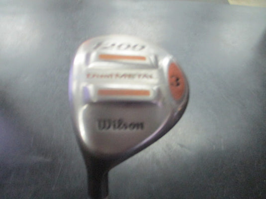Used Wilson DualMetal 1200 Lefty 3 Fairway Wood