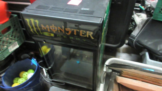 Used Monster Energy Mini Refrigerator (Missing Shelves)
