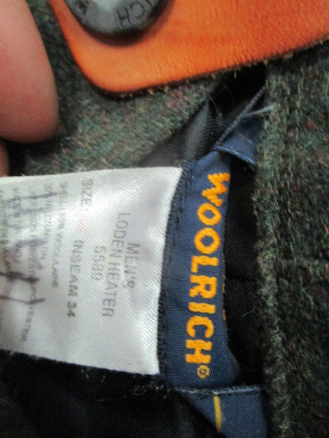Used Woolrich Hunting Loden Heather Wool Pant