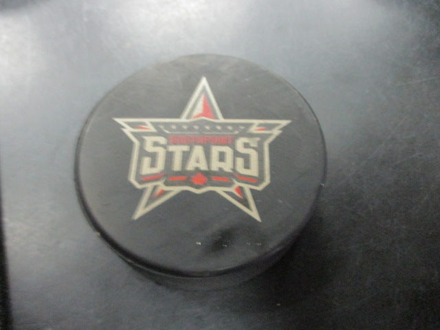 Load image into Gallery viewer, Used Southpoint Stars Rubber Hockey Puck
