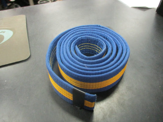Used Blue/Gold Karate Belt