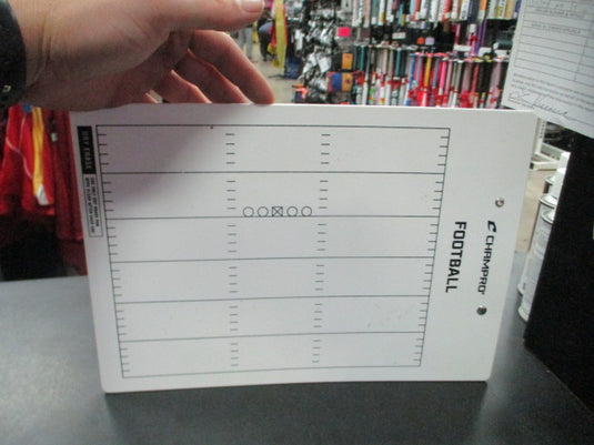 Used Champro Football Coach’s Board with Full & Half Field 9" X 12"