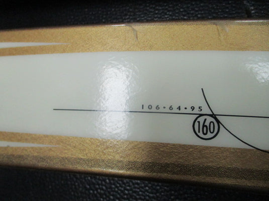 Used Olin DTV 160CM Downhill Skis W/ Salomon Bindings