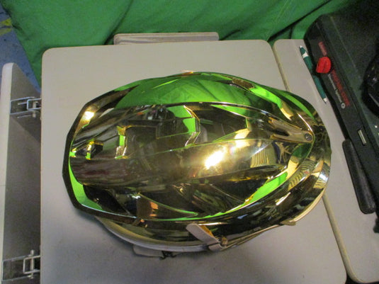 Used Cascade XRS Pro Metallic Gold Adjustable Lacrosse Helmet