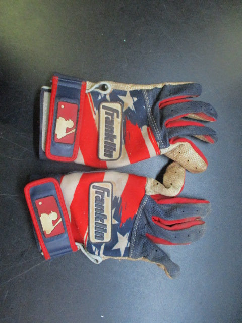Load image into Gallery viewer, Used Franklin Pro Classic Batting Gloves - Size Youth Small
