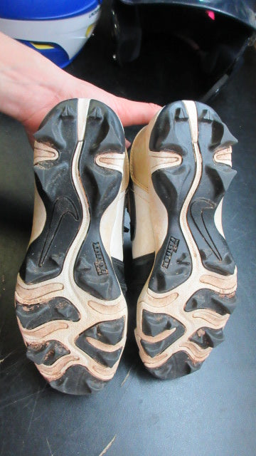Used Air Jordan 1 Kids Low Football Cleats - Size Youth 3.5