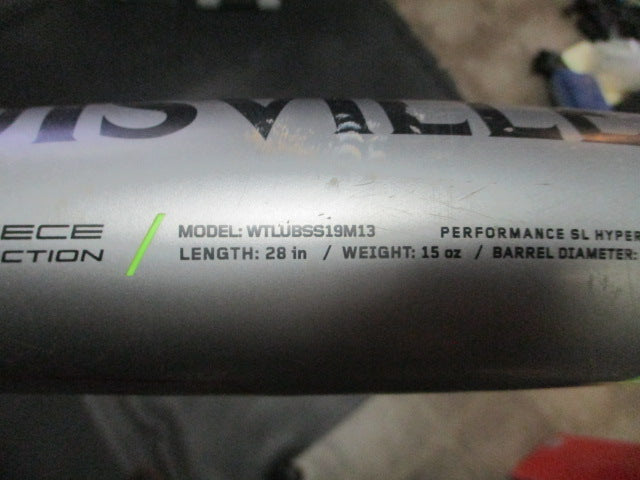 Load image into Gallery viewer, Used Louisville Slugger Solo 619 SPD USA Baseball Bat 28&quot; 15oz -13
