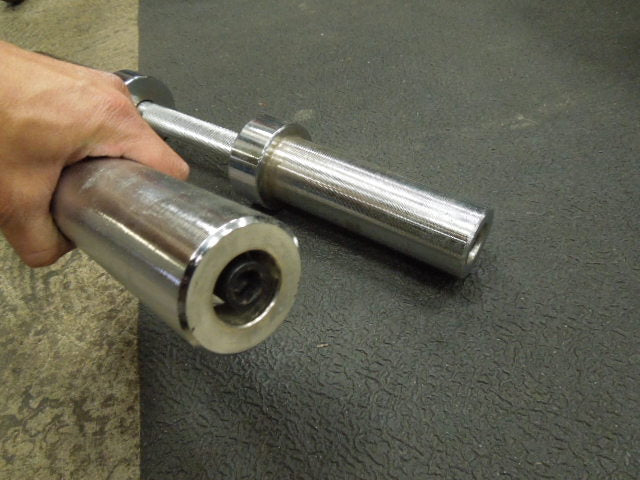 Load image into Gallery viewer, Used Olympic Chrome Single Dumbbell Handle
