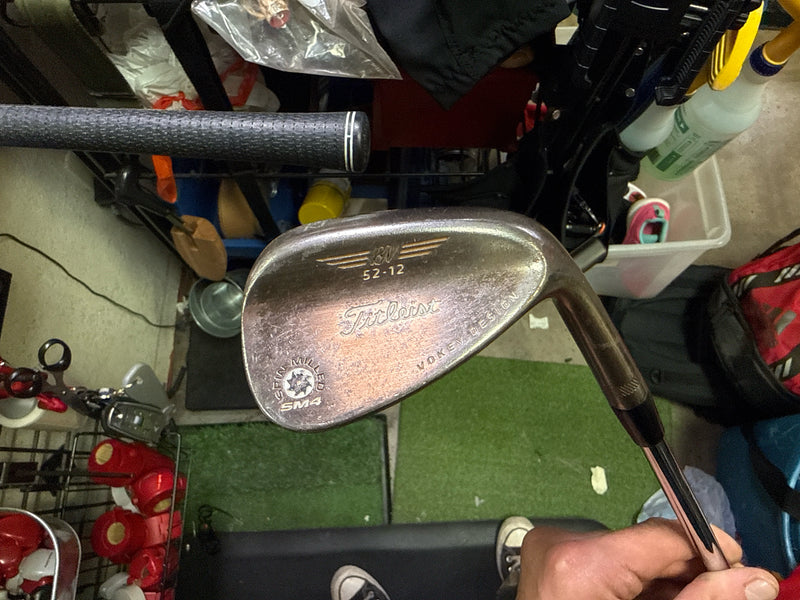 Load image into Gallery viewer, Used Titleist BV Spin Milled SM4 Oil Can Finish 52º Right Hand Gap Wedge
