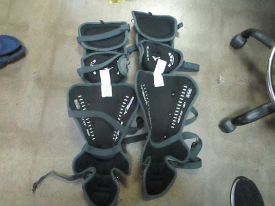 Mizuno Samurai Baseball Shin Guards Black 15.5" Adult