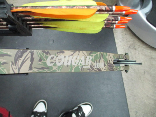 Used Martin Cougar 2000 42" Archery Bow W/ Arrows
